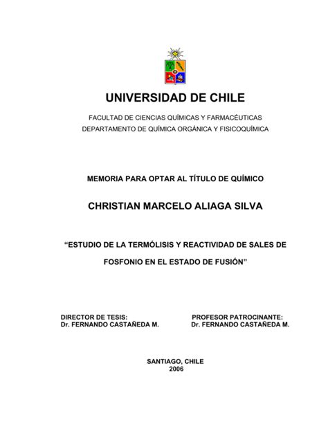 repositorio universidad de chile tesis